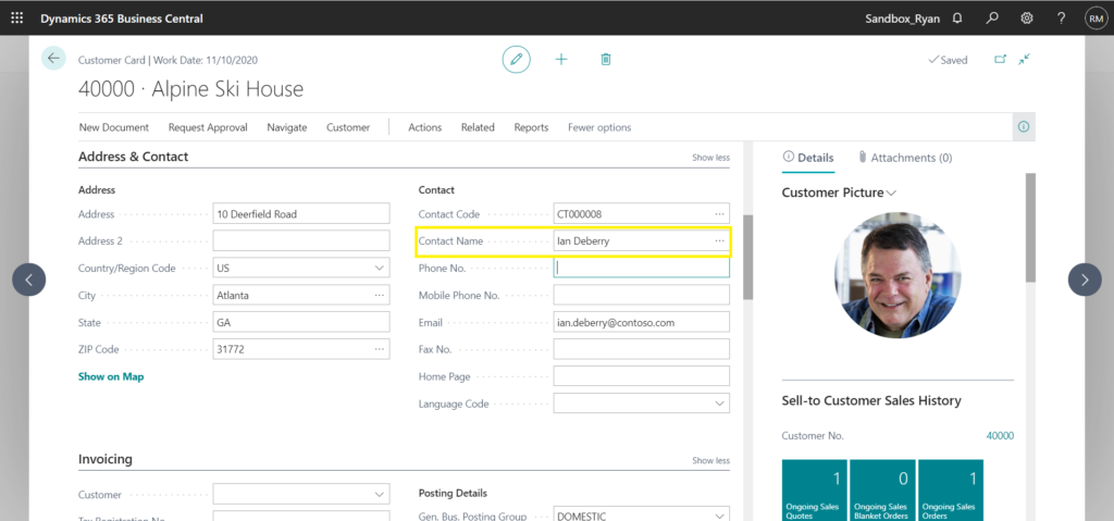 Microsoft Dynamics 365 Business Central Duplicate Contacts